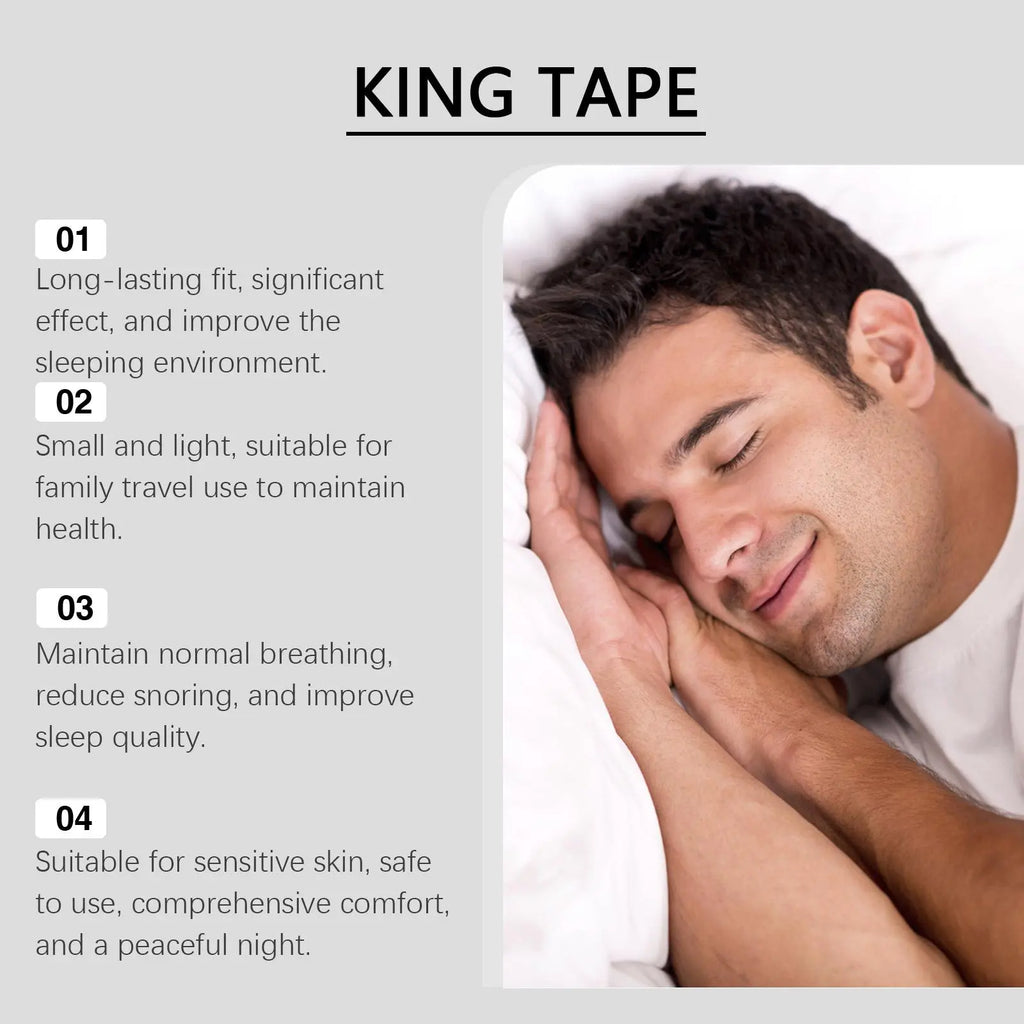Sleep Mouth Tape, Breathable Mouth Tape for Comfortable Sleeping, Anti-Snoring Sleep Mouth Tape, Body Care Product for Men and Women, Snore Mouth Tape