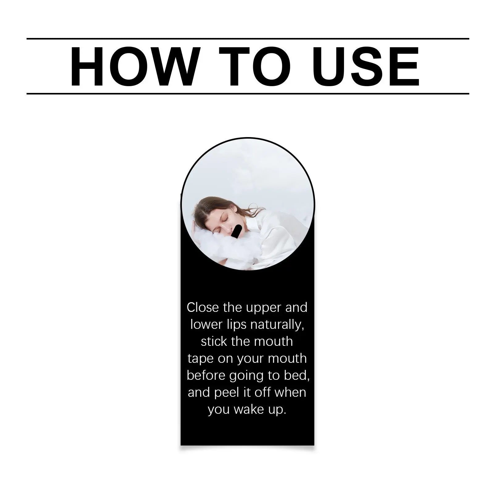 Sleep Mouth Tape, Breathable Mouth Tape for Comfortable Sleeping, Anti-Snoring Sleep Mouth Tape, Body Care Product for Men and Women, Snore Mouth Tape