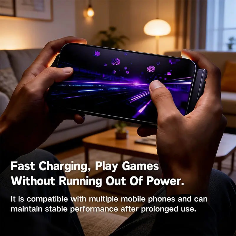 240W Super Fast Charging, Invisible Holder Charger Cable with Stand, Type C Braided Design for Gaming Office Travel